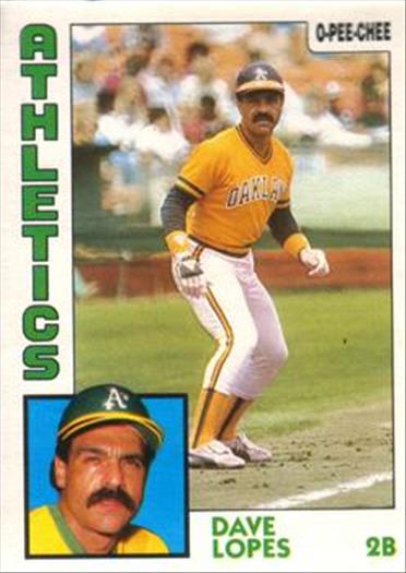 1984 O-Pee-Chee Baseball Cards 017      Dave Lopes